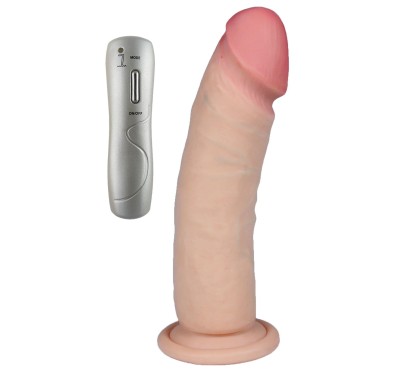 Realistyczny penis dildo z rotacją cyberskóra 20cm